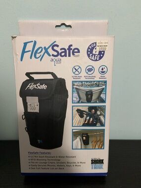 FlexSafe Aqua Vault / Built-In Combination Lock. New